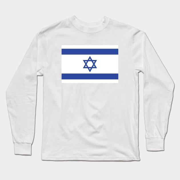 Israeli Flag Long Sleeve T-Shirt by Hayden Mango Collective 